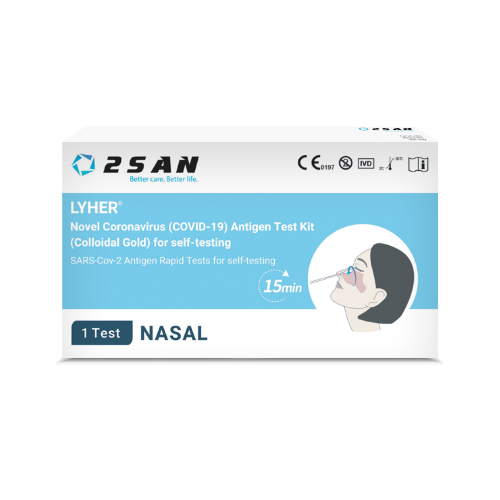 2San Lyher COVID-19 Rapid Antigen Self-Test 1Pack