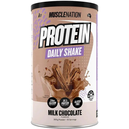 Muscle Nation Daily Shake Milk Choc Flake 300g
