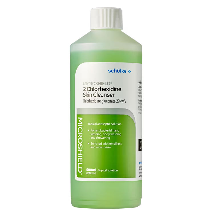 Microshield 2 Chlorhexidine Skin Cleanser 500ml