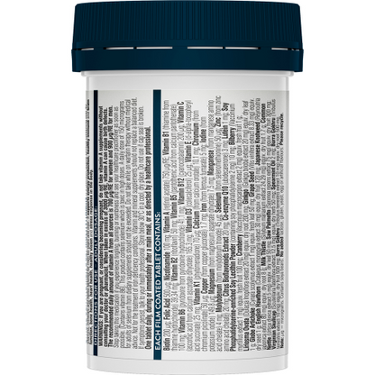 Swisse Ultivite Men's 65+ Multivitamin 60 Tablets Energy 65+ Years Mens Health