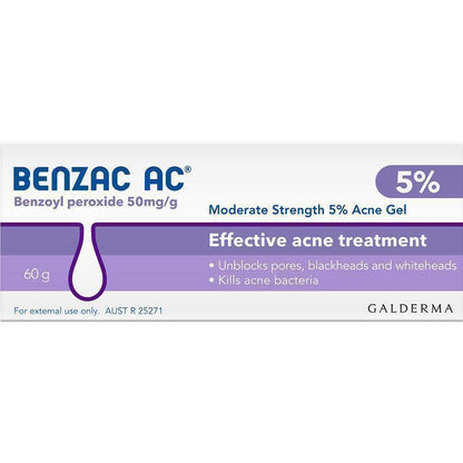 Benzac AC Gel 5% 60g