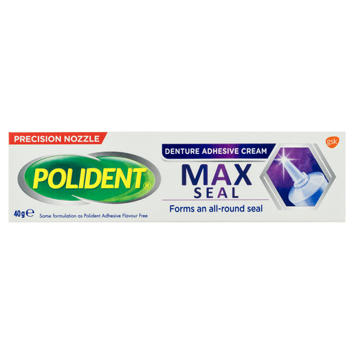 Polident Max Seal Denture Adhesive Cream 40 g