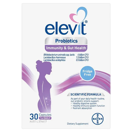Elevit Probiotics Immunity & Gut Health 30 Capsules