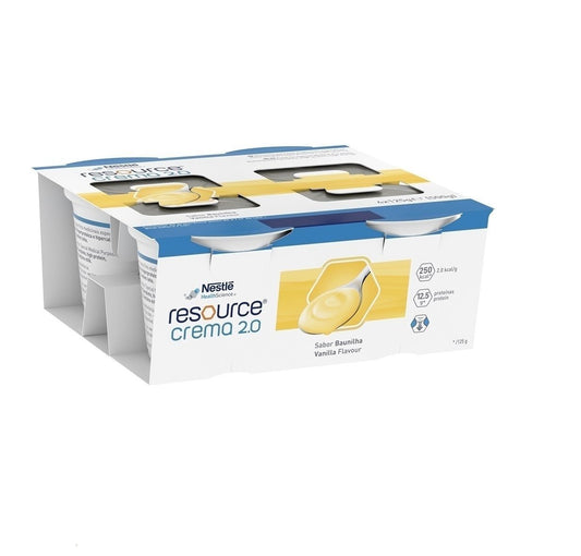 Resource Crema 2.0 Vanilla 125g Cup Pack 4