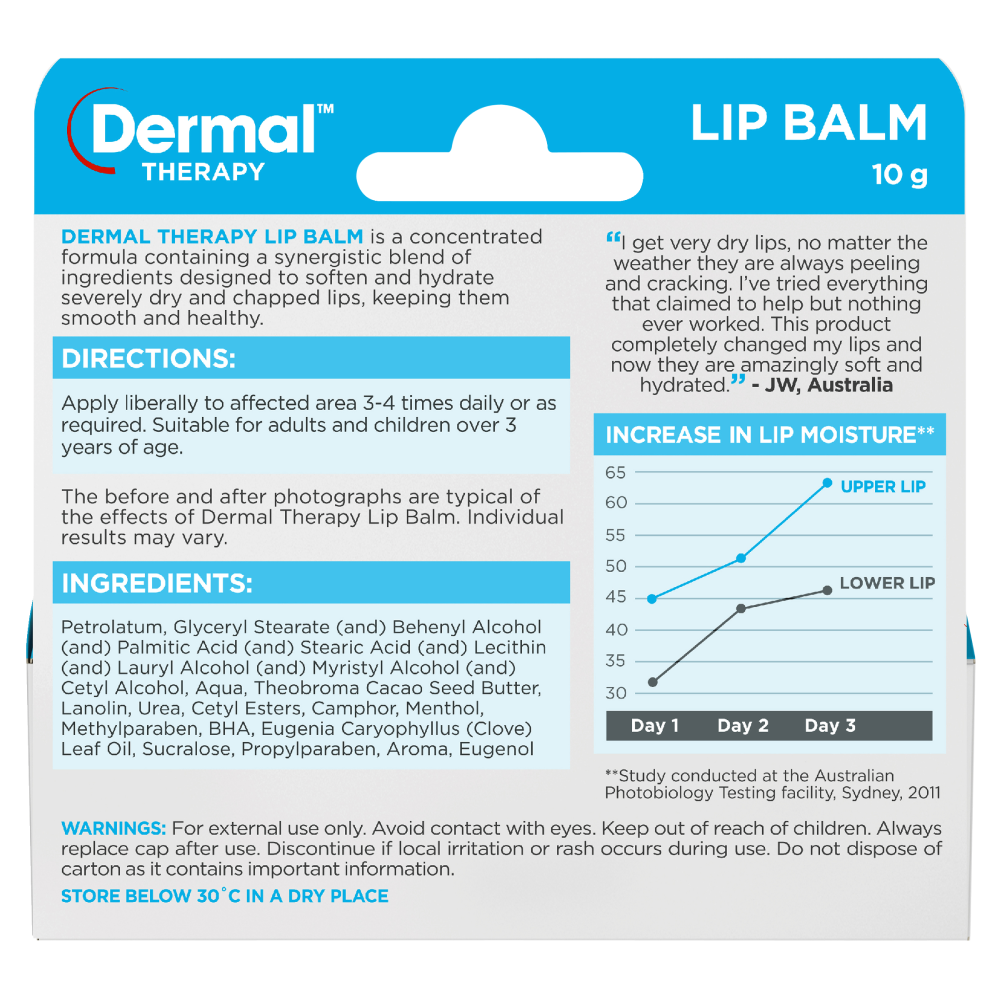 Dermal Therapy Lip Balm Original 10g