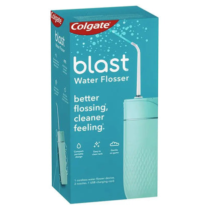 Colgate Blast Cordless Waterproof Rechargeable Water Flosser Teal