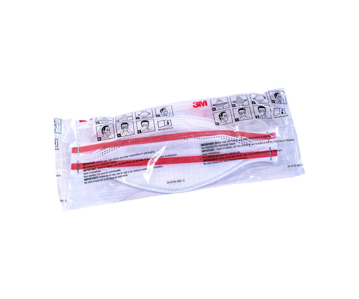 3M-1870 FLAT FOLD PARTICULATE RESPIRATE SURGICAL MASK BOX 20