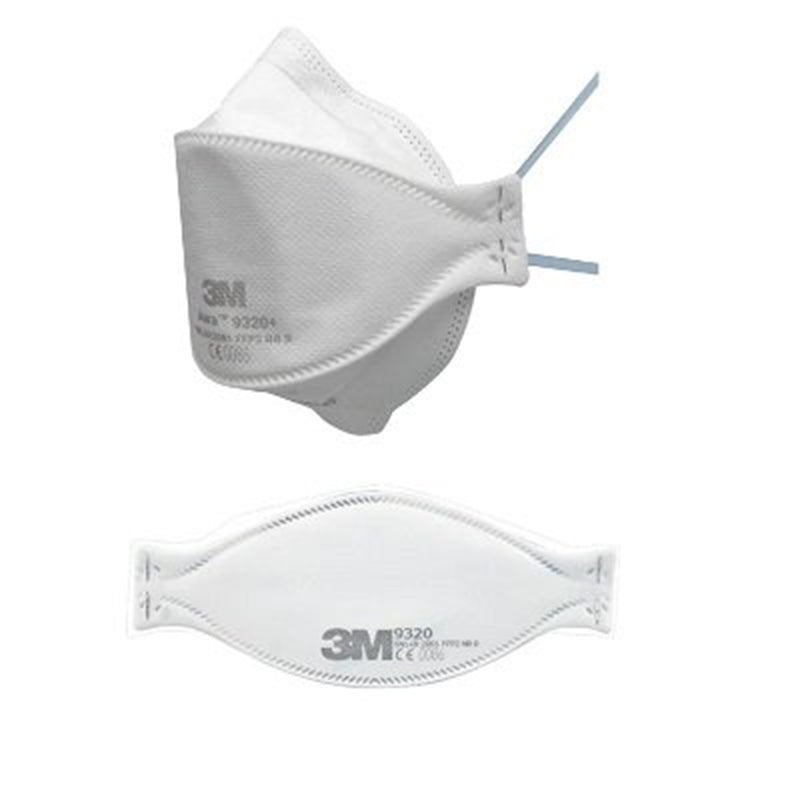 3M P2 AURA FLAT FOLD RESPIRATOR 9320A BOX 20