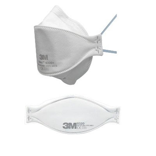 3M P2 AURA FLAT FOLD RESPIRATOR 9320A BOX 20
