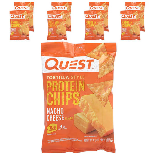 8 Bags of Quest Tortilla Nacho Cheese 32g
