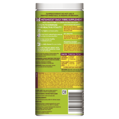 Metamucil Fibre Supplement 504g (72 Doses) – Natural Granular