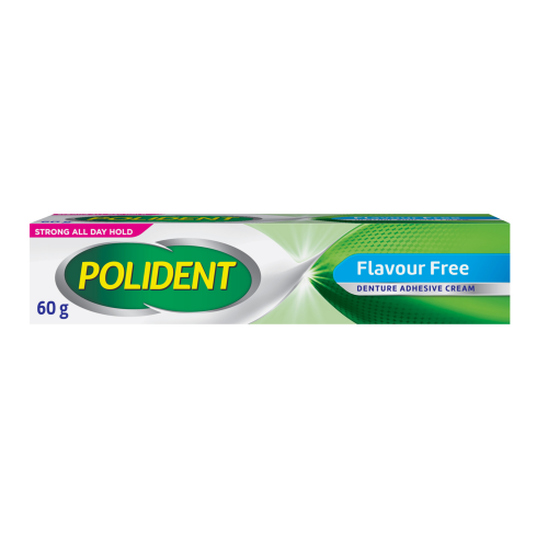 Polident Flavour Free Denture Adhesive Cream 60g