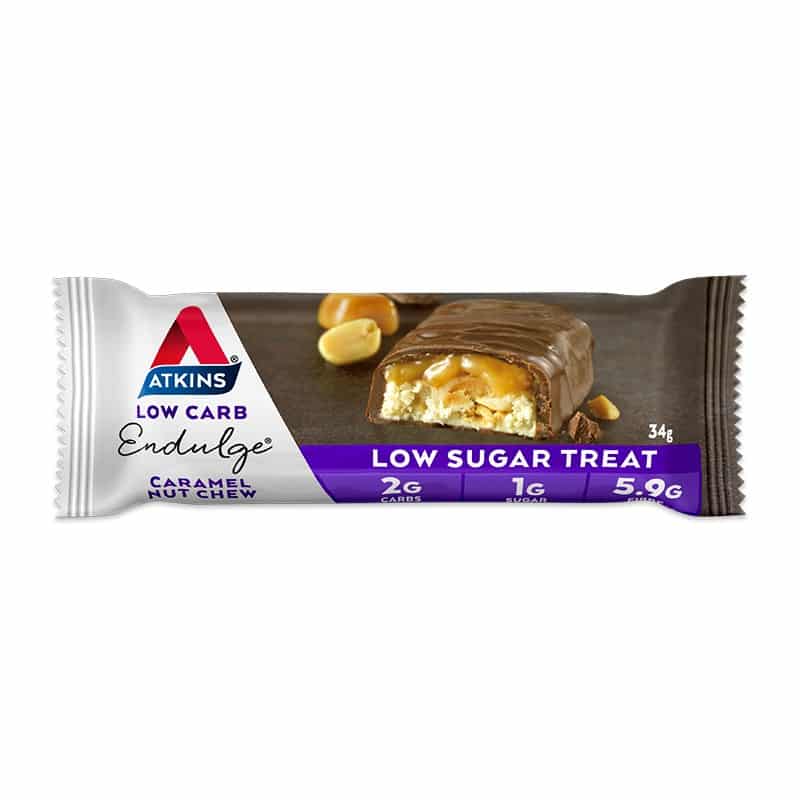 Atkins Low Carb Endulge Bars 5 x 34g – Caramel Nut Chew