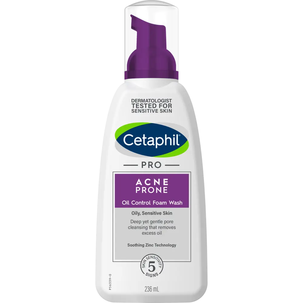 Cetaphil PRO Acne Prone Oil Control Foam Wash 236mL Pump