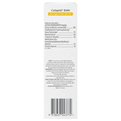 Cetaphil Sun SPF 50+ Ultra-light Sunscreen Lotion 100mL