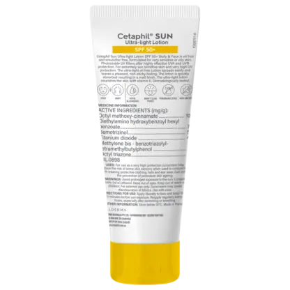 Cetaphil Sun SPF 50+ Ultra-light Sunscreen Lotion 100mL