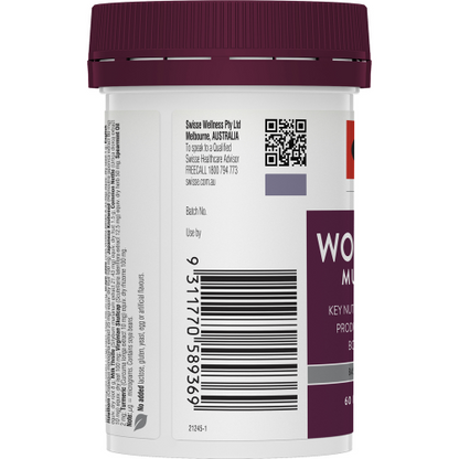 Swisse Ultivite Women's 65+ Multivitamin 60 Tablets 65+ Years Womens Health