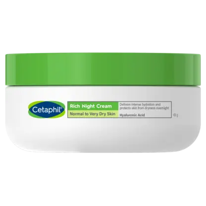 Cetaphil Rich Night Cream 48g with Hyaluronic Acid