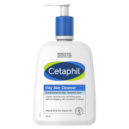 Cetaphil Oily Skin Cleanser Pump 500mL