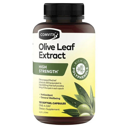Comvita Olive Leaf Extract High Strength Softgel Capsules 120 Capsules