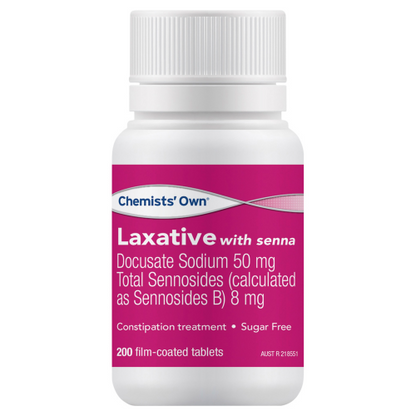 Chemists' Own Laxative With Senna 200 Tablets