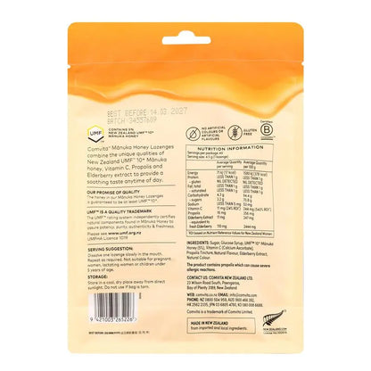 6 X Comvita Elderberry Soothing Manuka Honey 12 Lozenges