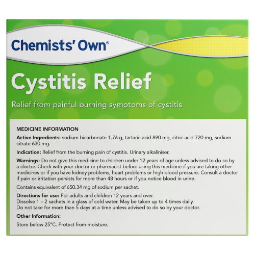 Chemists' Own Cystitis Relief  4g x 28 Sachets