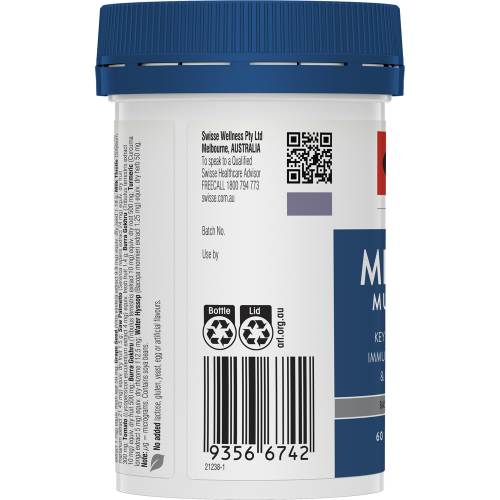 Swisse Ultivite Men's 50+ Multivitamin 60 Tablets Energy Cognitive Function