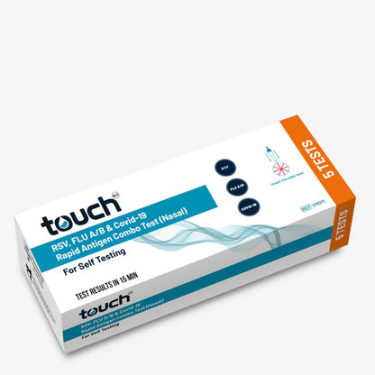 TOUCHBIO RSV + COVID19 + Flu Test 5 Pack