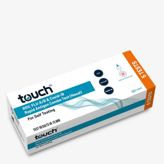 TOUCHBIO RSV + COVID19 + Flu Test 5 Pack