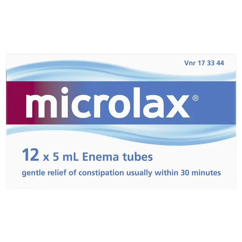 Microlax Enema 5ml 12 Pack