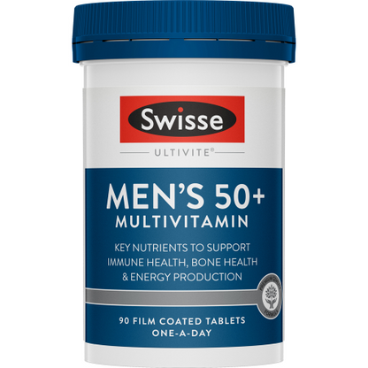 Swisse Ultivite Men's 50+ Multivitamin 90 Tablets
