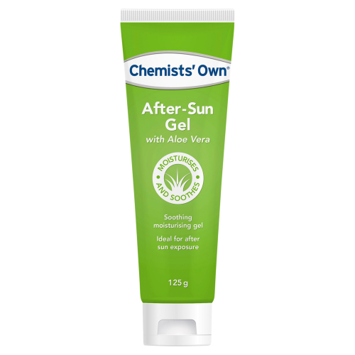 3 x Chemist's Own After Sun Gel ALOE VERA GEL 125g Tube