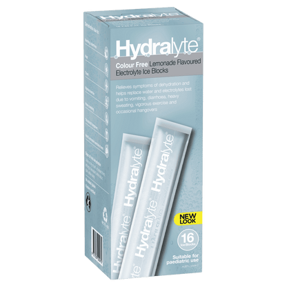 Hydralyte Electrolyte Ice Blocks 16 x 62.5mL (1 Litre)