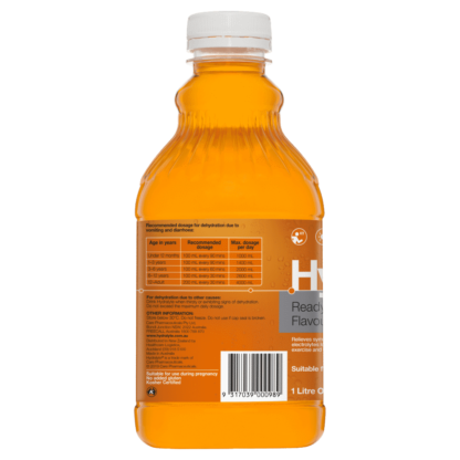 Hydralyte Electrolyte Solution 1 Litre – Orange