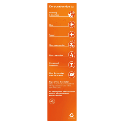 Hydralyte Effervescent Electrolyte 40 Tablets – Orange Flavour
