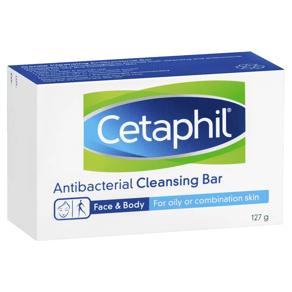 Cetaphil Antibacterial Cleansing Bar 127g