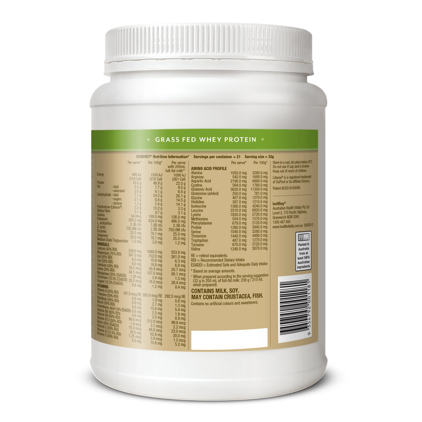 IsoWhey Complete Madagascan Vanilla 672g
