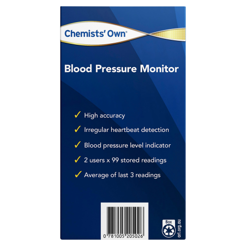 Chemists' Own Blood Pressure Monitor