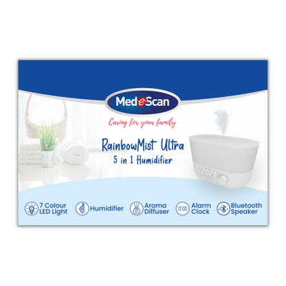 Medescan Rainbow Mist Ultra 5 In 1 Humdifier
