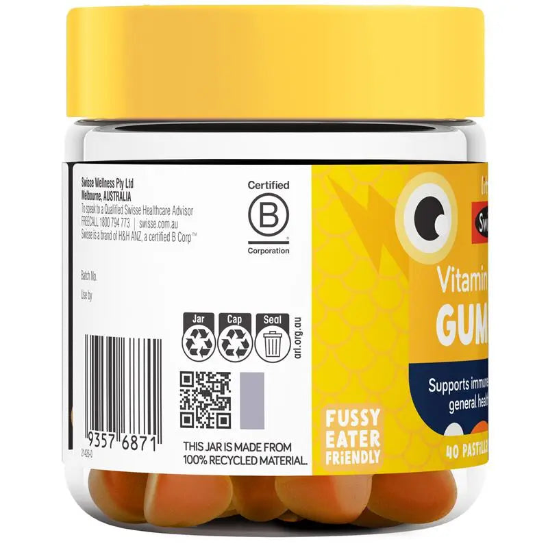 Little Swisse Vitamin C + Zinc 40 Gummies