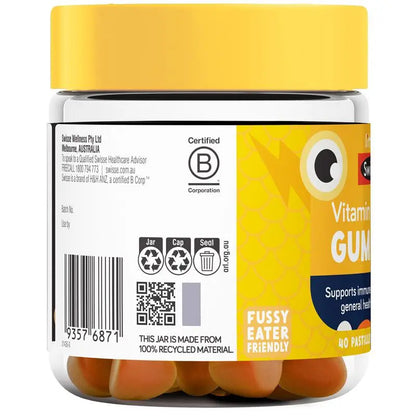 Little Swisse Vitamin C + Zinc 40 Gummies