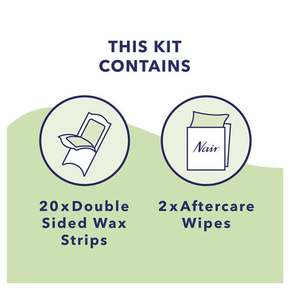 Nair Easiwax Wax Strips 20 Large