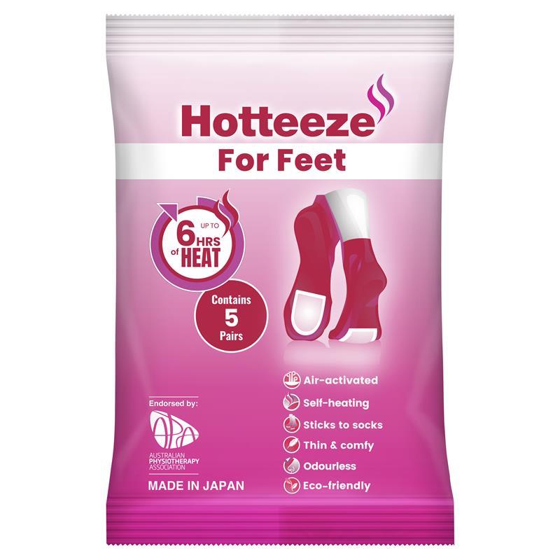 Hotteeze Feet Pads- 5 Pairs