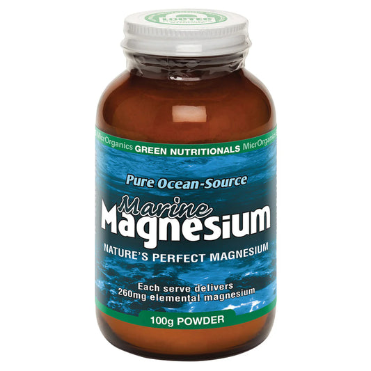 MicrOrganics Green Nutritionals Marine Magnesium Powder 100g