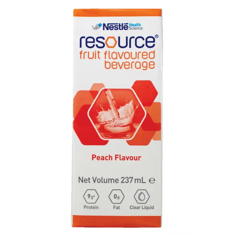 Resource Fruit Beverage Peach 237Ml Box 24