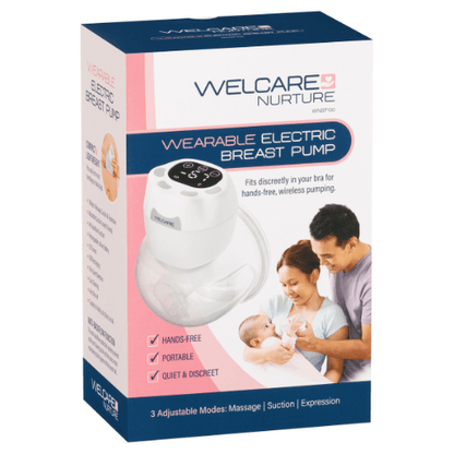 Welcare Nurture Wearable Electric Breast Pump Rechargeable Portable