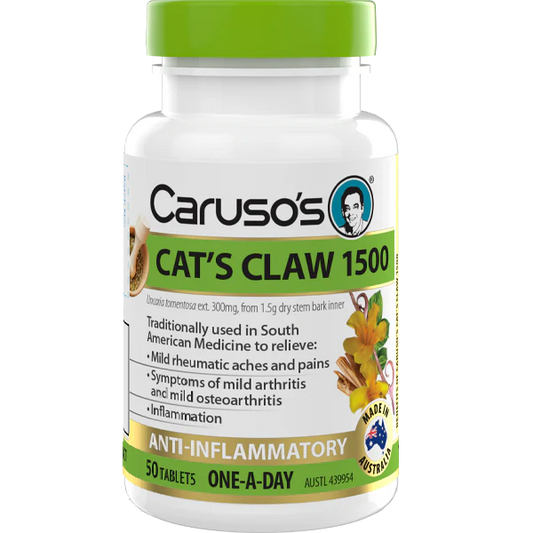 Caruso's Natural Health Cat's Claw 1500 50 Tablets