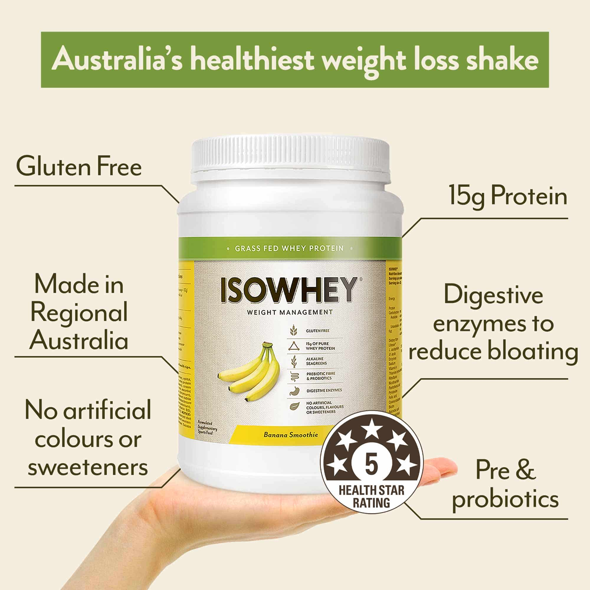 IsoWhey Complete Banana Smoothie 672g