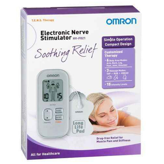 Omron HVF021 Deluxe TENS Therapy Device - Provides Drug-Free Pain Relief